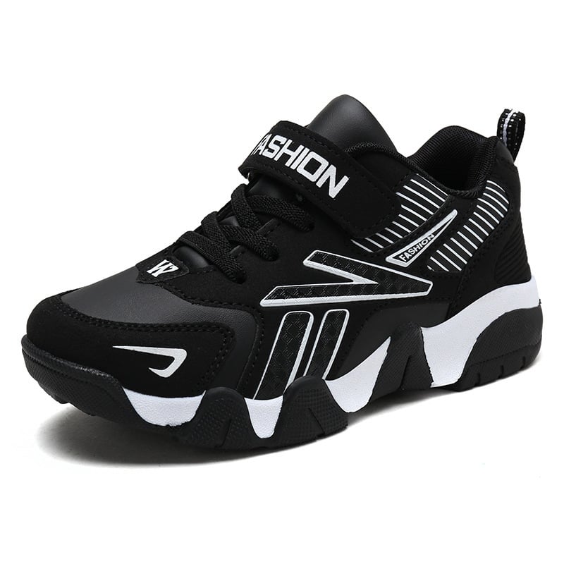Kids' Casual Leather-Look Trainers