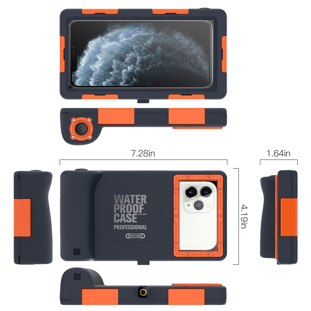 SHELLBOX Small Waterproof Diving Case