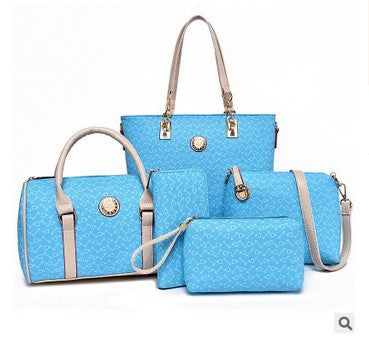 Women's Arrow Pattern Six-Piece Bag Set