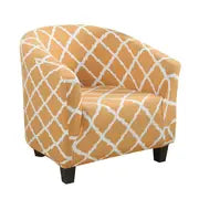 Housse de fauteuil en velours extensible pour la décoration du salon