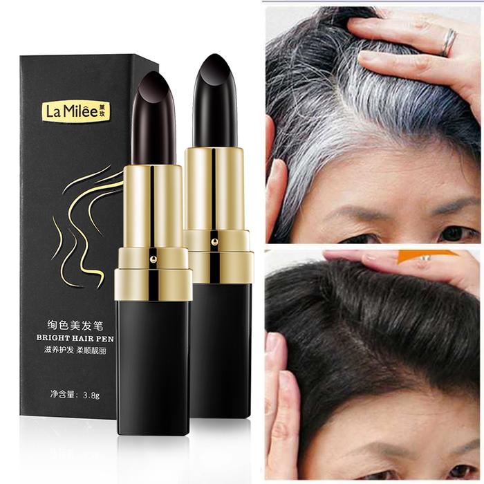 Lai Mei 3.8g Hair Dye Stick for Quick Grey Coverage
