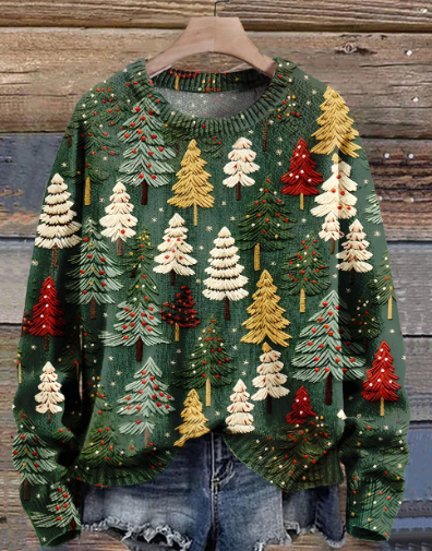 Christmas Street Fashion Round Neck T-Shirt