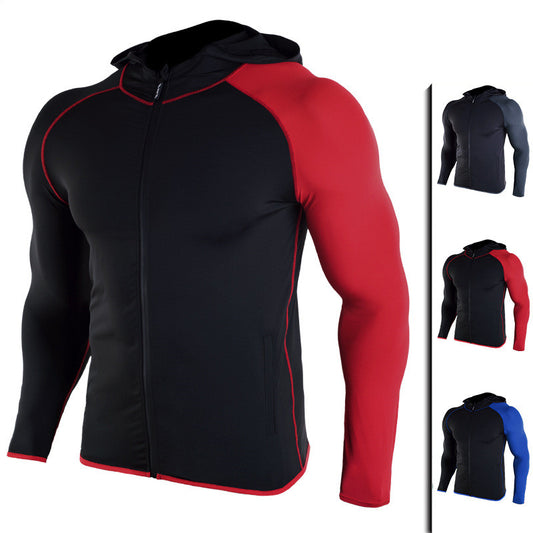 Men's Sports Jacket | Colour Block Active Training Jacket