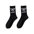 Women's Butterfly Print Mid-Calf Socks