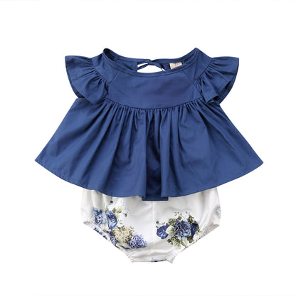 Kids Summer Two-Piece Outfit Set