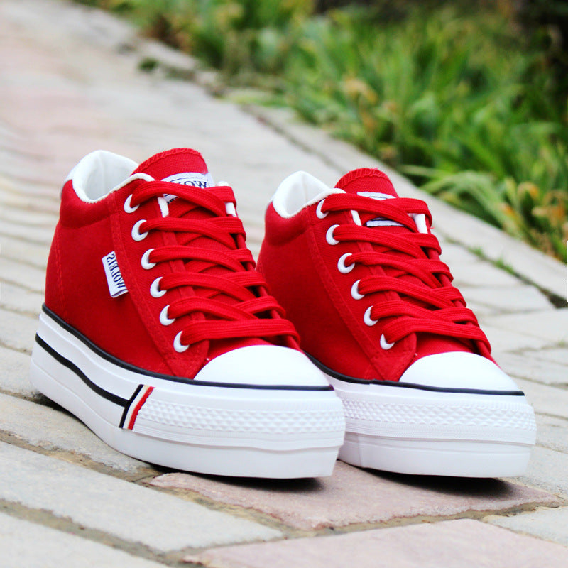 Women’s Canvas Platform Trainers