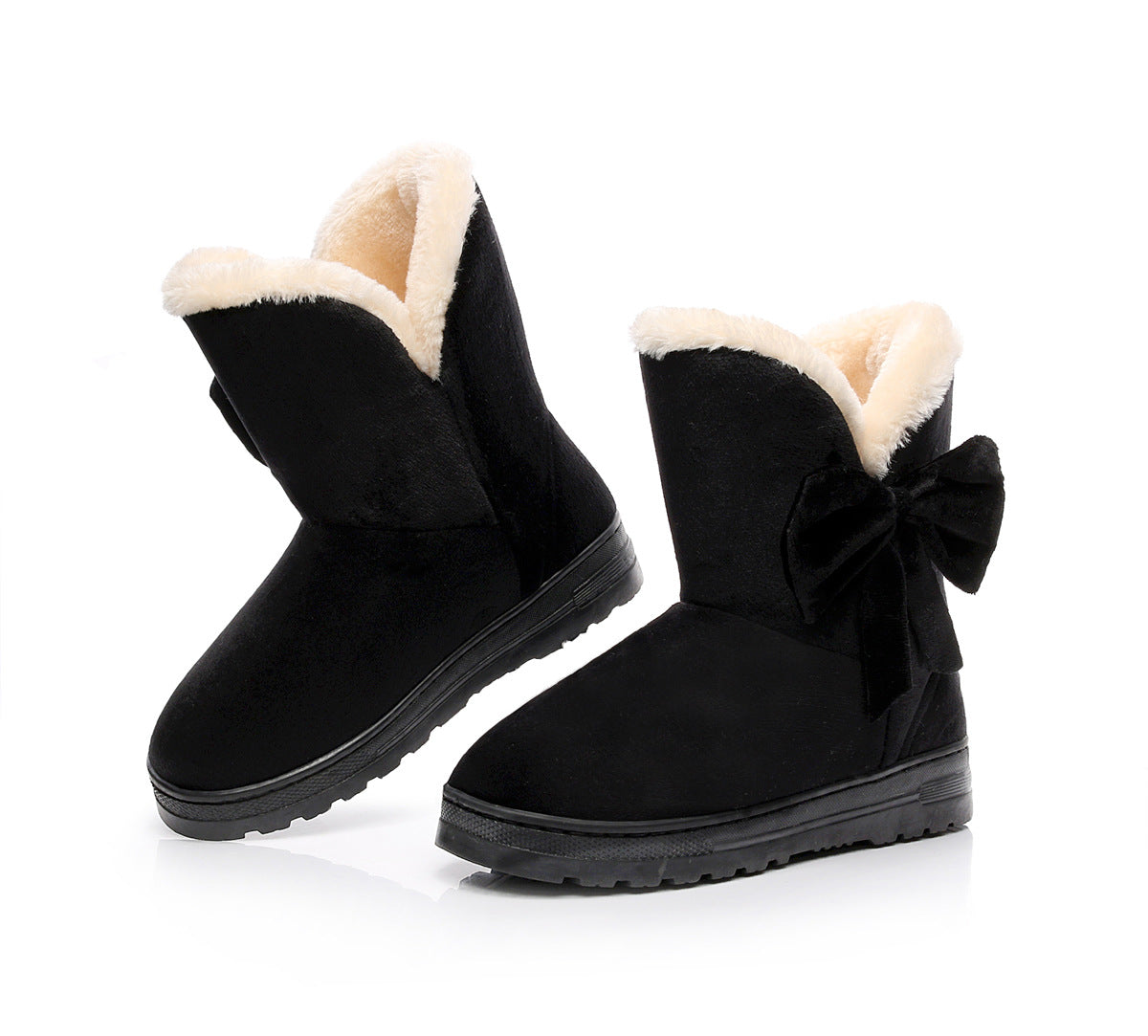 Women's Bow-Detail Snow Boots