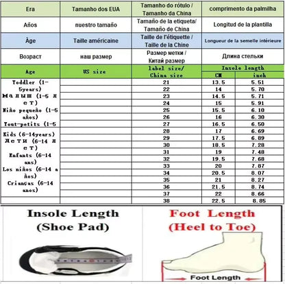 Children's Durable Leather School Shoes