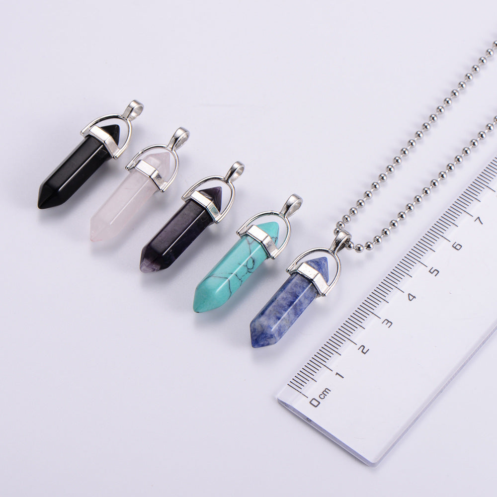 Women's Natural Stone Bead Necklace