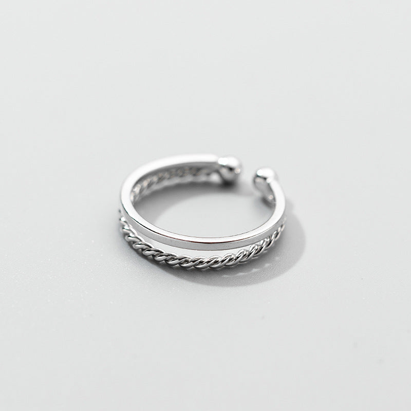 Double-Layer Twist Adjustable Ring