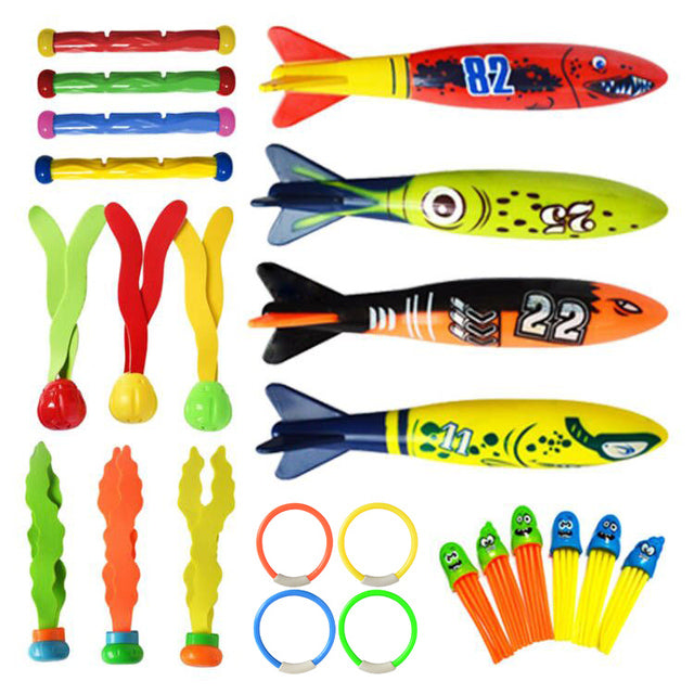 Summer Pool Diving Toys for Kids – Underwater Gem Set
