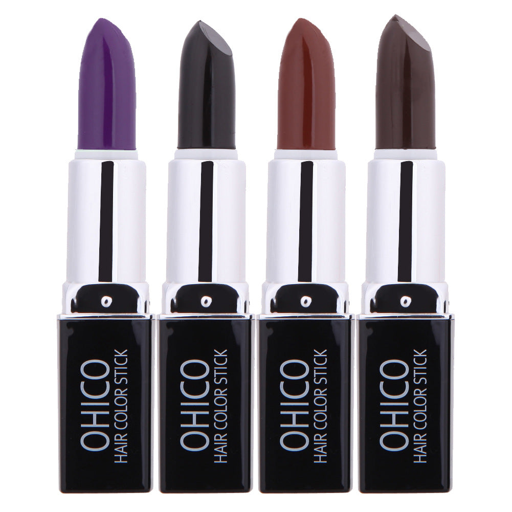 Lipstick Hair Dye Pen – Temporary Hair Wax Crayon for Instant Colour & Root Touch-Up