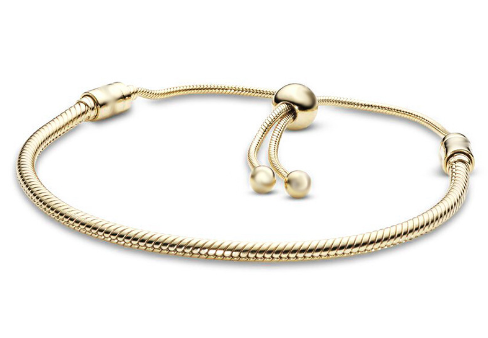 Adjustable 925 Silver Snake Chain Bracelet