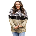 Women's Leopard Print Hooded Sweater