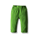 Kids' Cotton Casual School Uniform Trousers