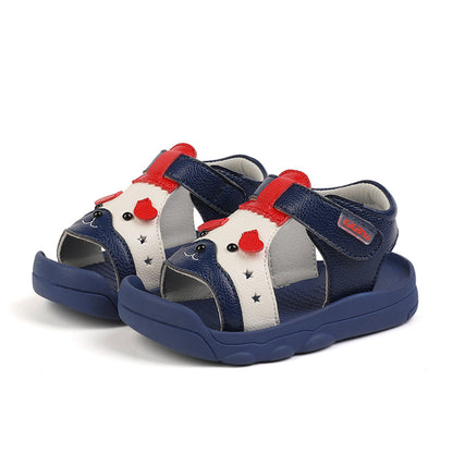 Soft-Soled Leather Sandals for Baby Girls and Toddlers
