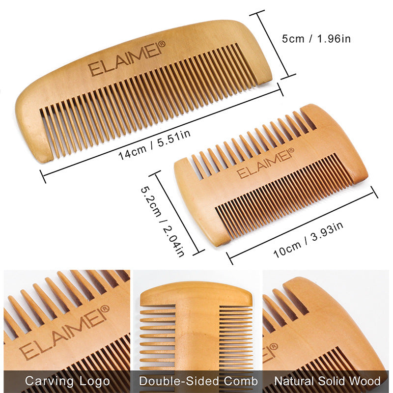 ELAIMEI Beard Grooming Kit with Oil & Cream
