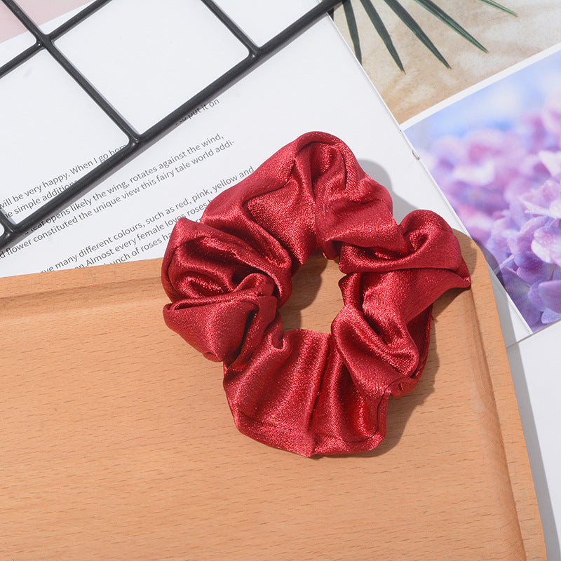 Crystal Satin Hair Ties for Women – 11 Colours