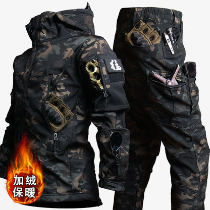 Men's Tactical Camouflage Outdoor Clothing | Shell Jacket, Suit & Tactical Pants