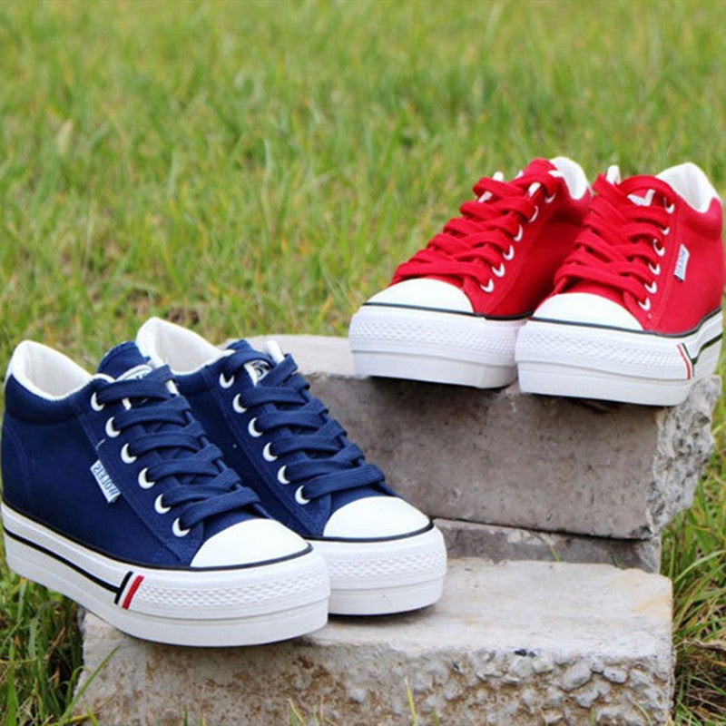 Women’s Canvas Platform Trainers