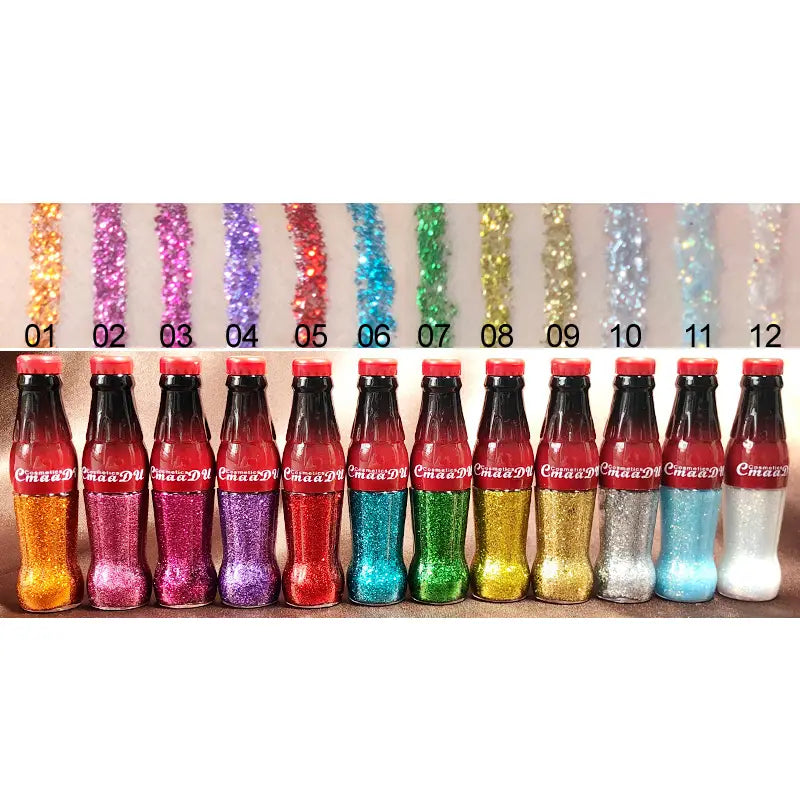 Waterproof Glitter Liquid Eyeshadow Set – Long-Lasting Shimmer Eye Colour