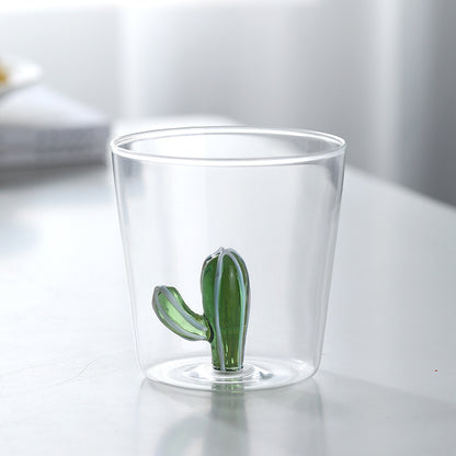 3D Animal Glass Cup | 300ml Cute Farm Animal Mug