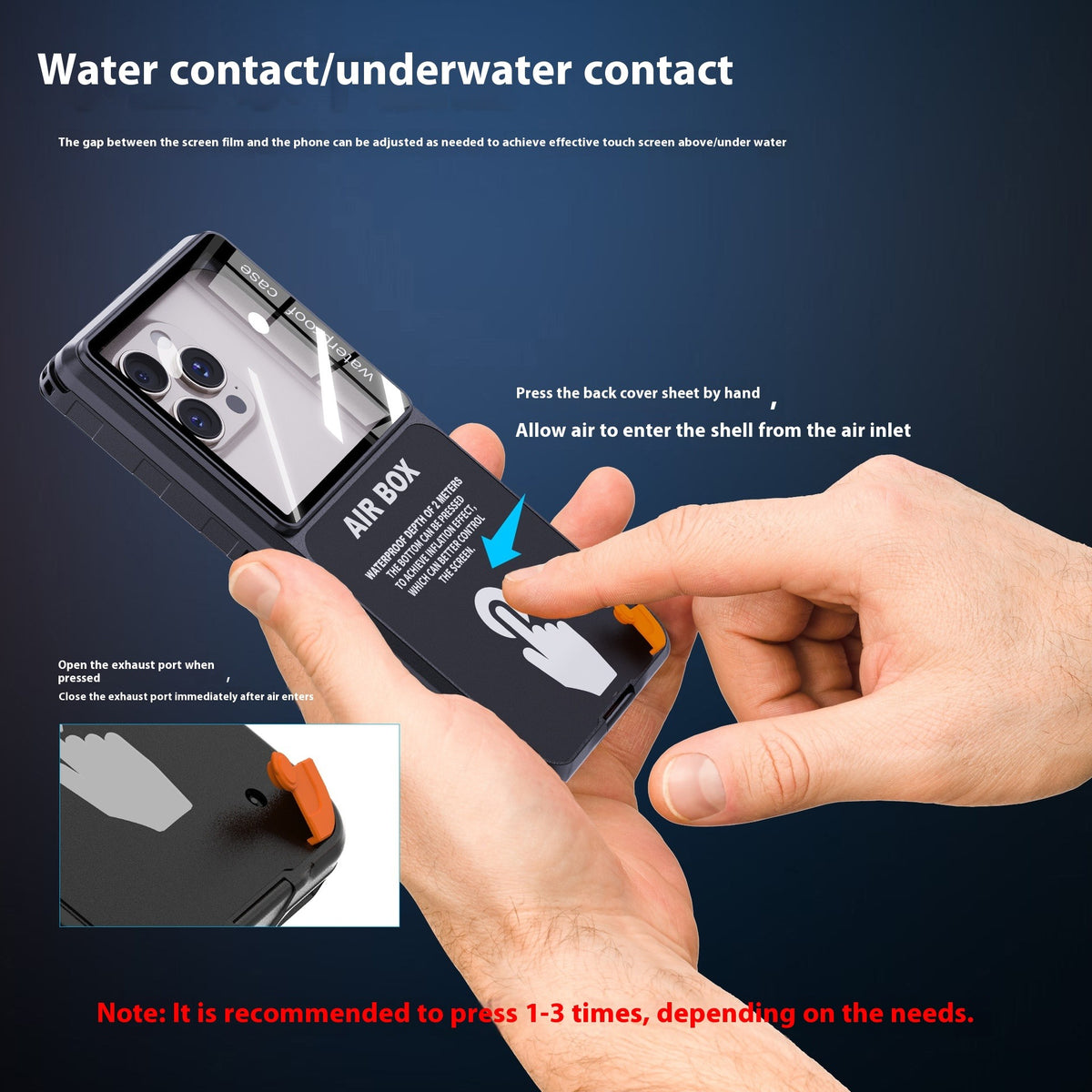6.9-Inch Waterproof Diving Phone Case