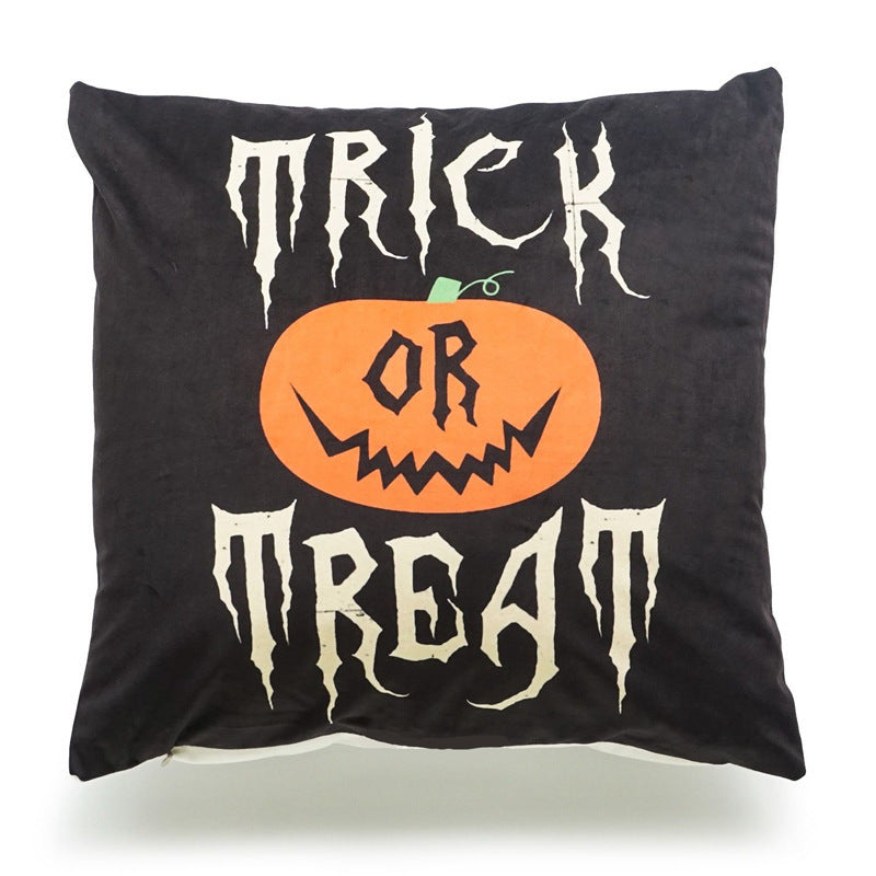 Halloween Cotton-Linen Cushion Cover