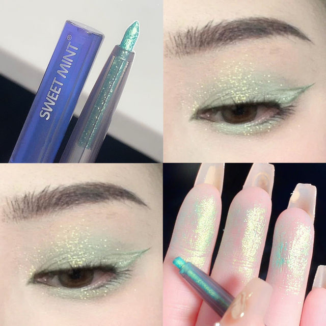 Shiny Chameleon Glitter Eyeliner Pencil – Waterproof & Long-Lasting