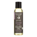 Soothing Touch Organic Lavender Bath, Body & Massage Oil – Ayurvedic Calming Formula, 4oz