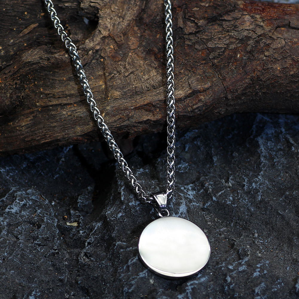 Men's Gold Tree Pendant Necklace