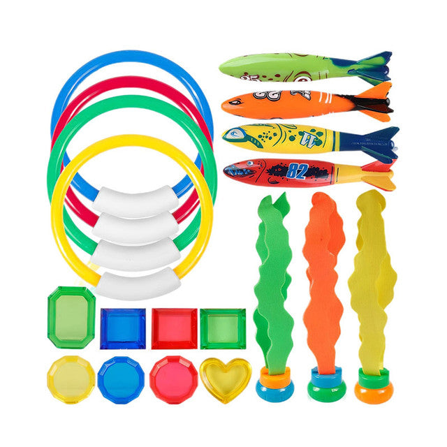 Summer Pool Diving Toys for Kids – Underwater Gem Set