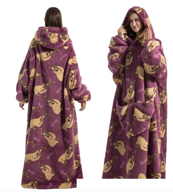 Relaxed-Fit Blanket Nightgown
