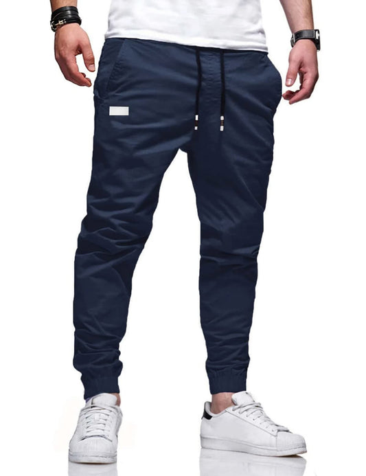Men's Chino Cargo Jogger Trousers