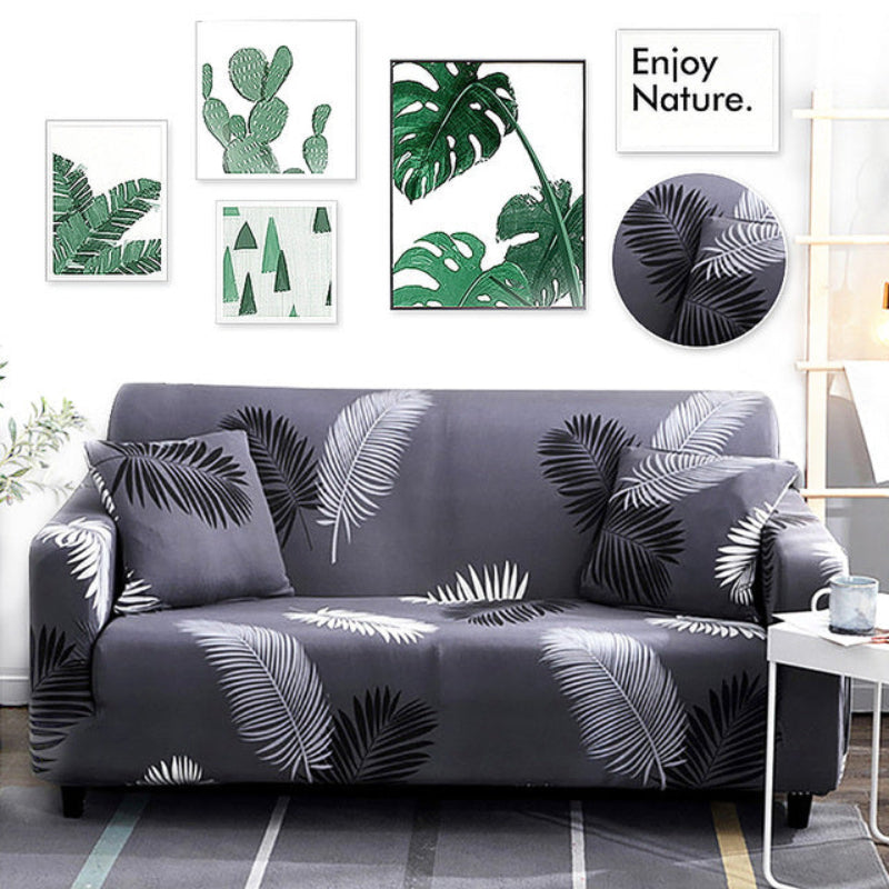 Geometric Printed Stretch Sofa Cover