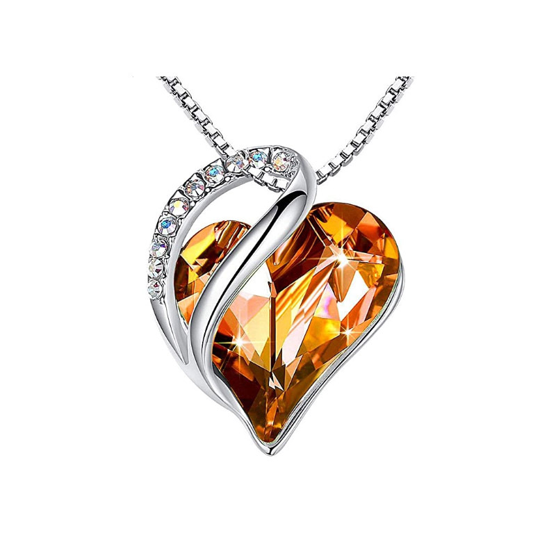Heart-Shaped Pendant Necklace