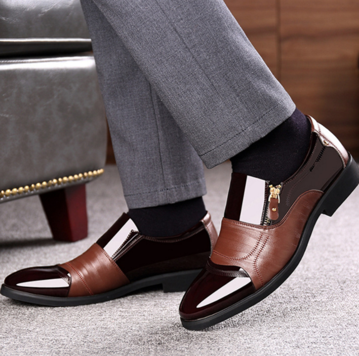 Men's Casual Leather Loafers | Slip-On Smart Casual Shoes