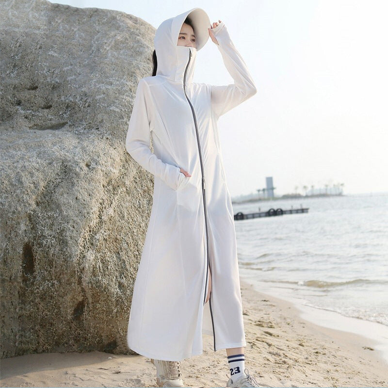 Women's Long UV Protection Sun Jacket