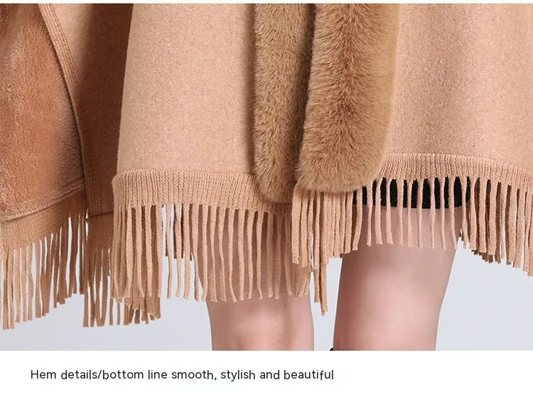 Women's Batwing Tassel Cardigan