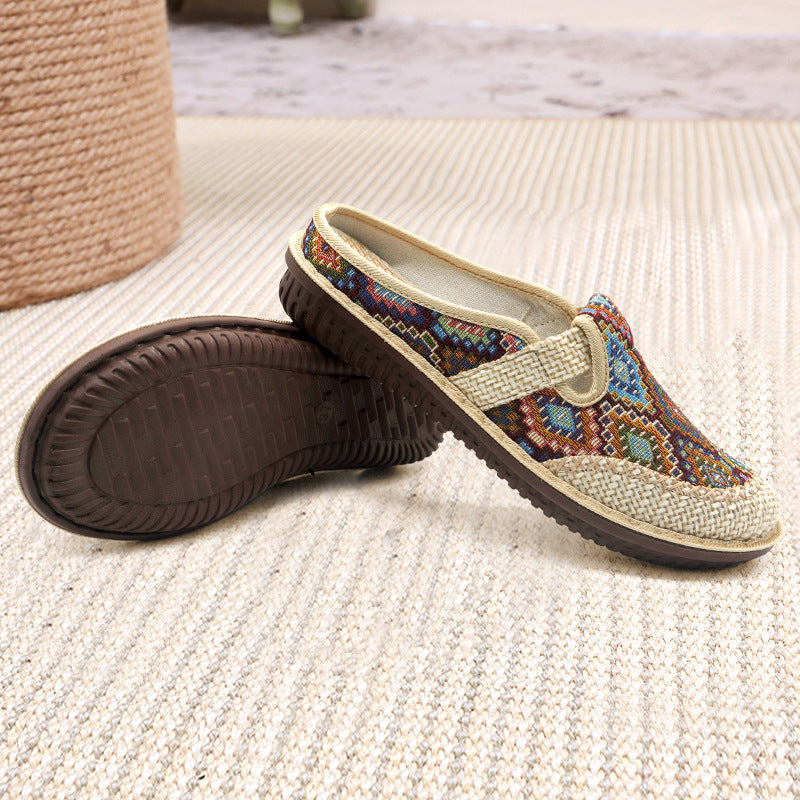 Women’s Embroidered Slip-On Shoes