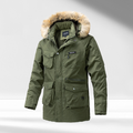 Men's Hooded Padded Winter Overalls