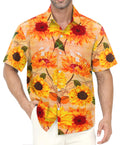 Herren Hawaiihemd mit Blumenmuster – Freizeit-Kurzarmhemd