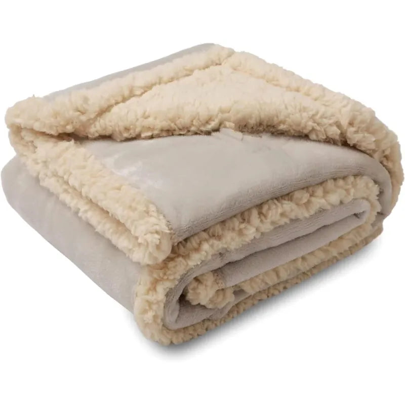 Flannel Sherpa Pet Blanket