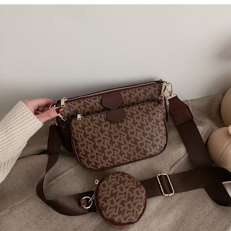 Vielseitige PU-Umhängetasche – Quadratische Ein-Schulter-Handtasche in 5 Farben