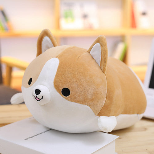 Shiba Inu & Corgi Plush Cushion
