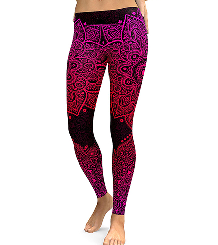 Women's Printed 7/8-Length Stretch Leggings