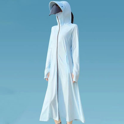 Women's Long UV Protection Sun Jacket