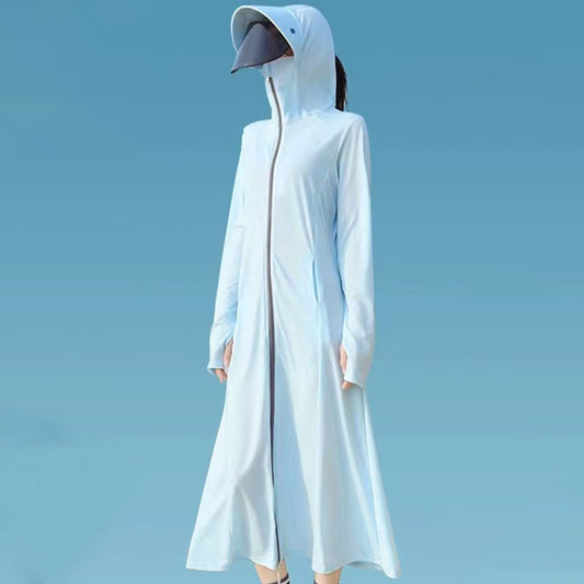 Women's Long UV Protection Sun Jacket