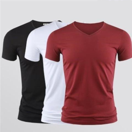 Einfarbiges T-Shirt