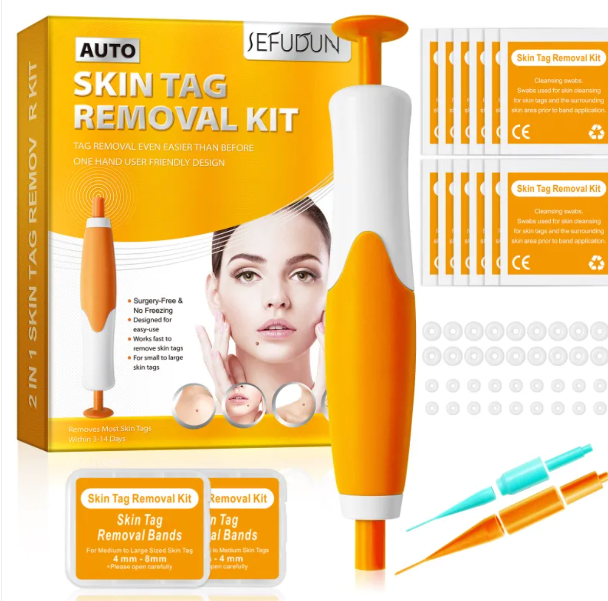 Double-Head Skin Tag Removal Kit